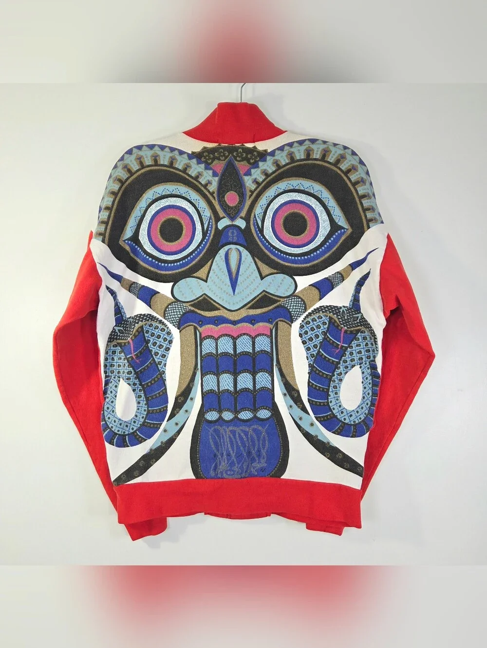 VINTAGE KANSAI INTERNATIONAL YAMAMOTO SNAP FRONT SWEATER JACKET.